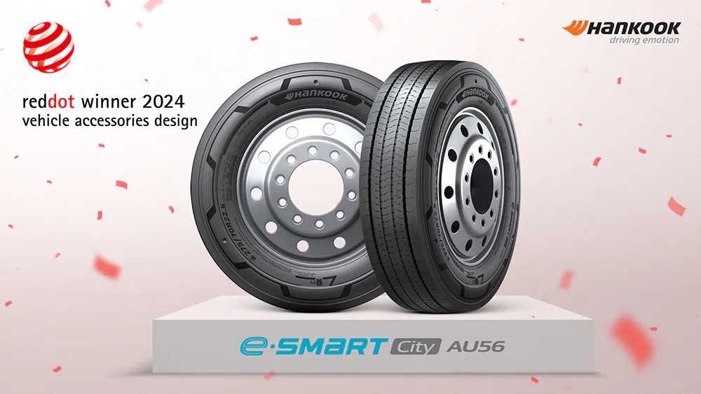 Red Dot Design Award for upcoming electric bus tyre