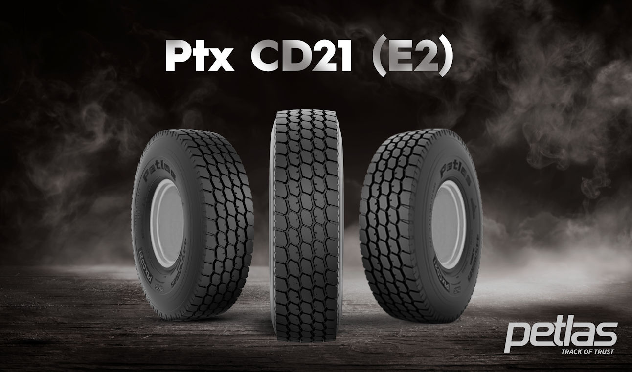 Petlas debuts Ptx CD21 (E-2) crane tyre