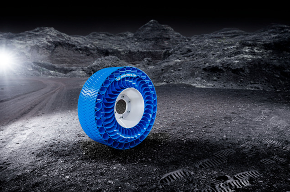 Michelin showing lunar wheel prototype at Le Mans 24 Hours 2024