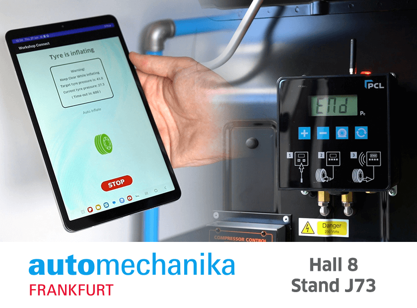 PCL presenting Bluetooth inflation solution at Automechanika Frankfurt