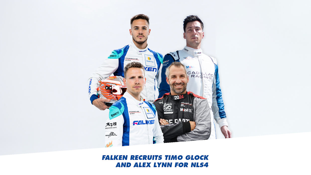 Glock & Lynn strengthen Falken Motorsports’ line-up for Rowe 6h ADAC Ruhr Cup