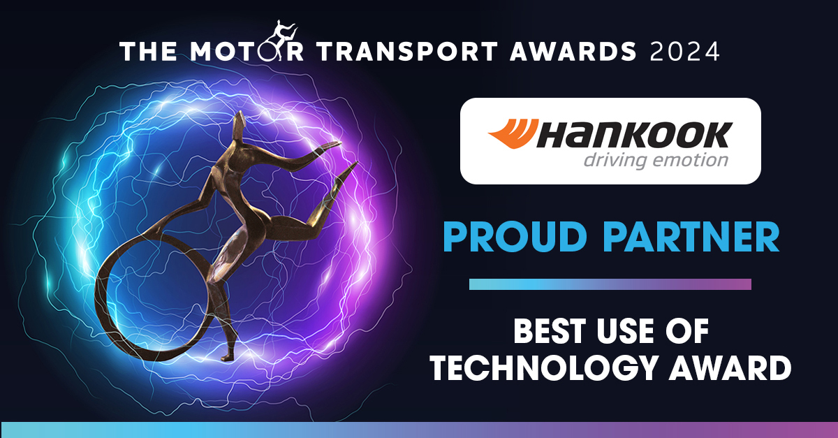 Hankook presenting the ‘Best Use of Technology’ at 2024 Motor Transport Awards