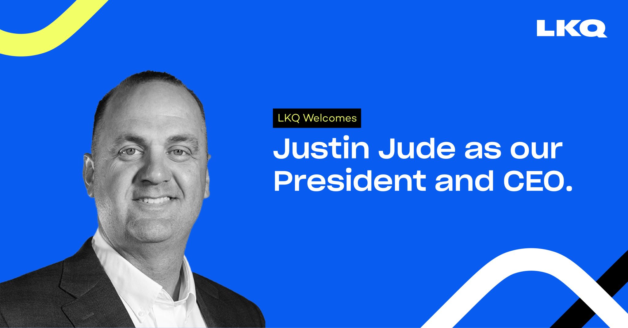 Justin Jude appointed President & CEO of LKQ Corporation
