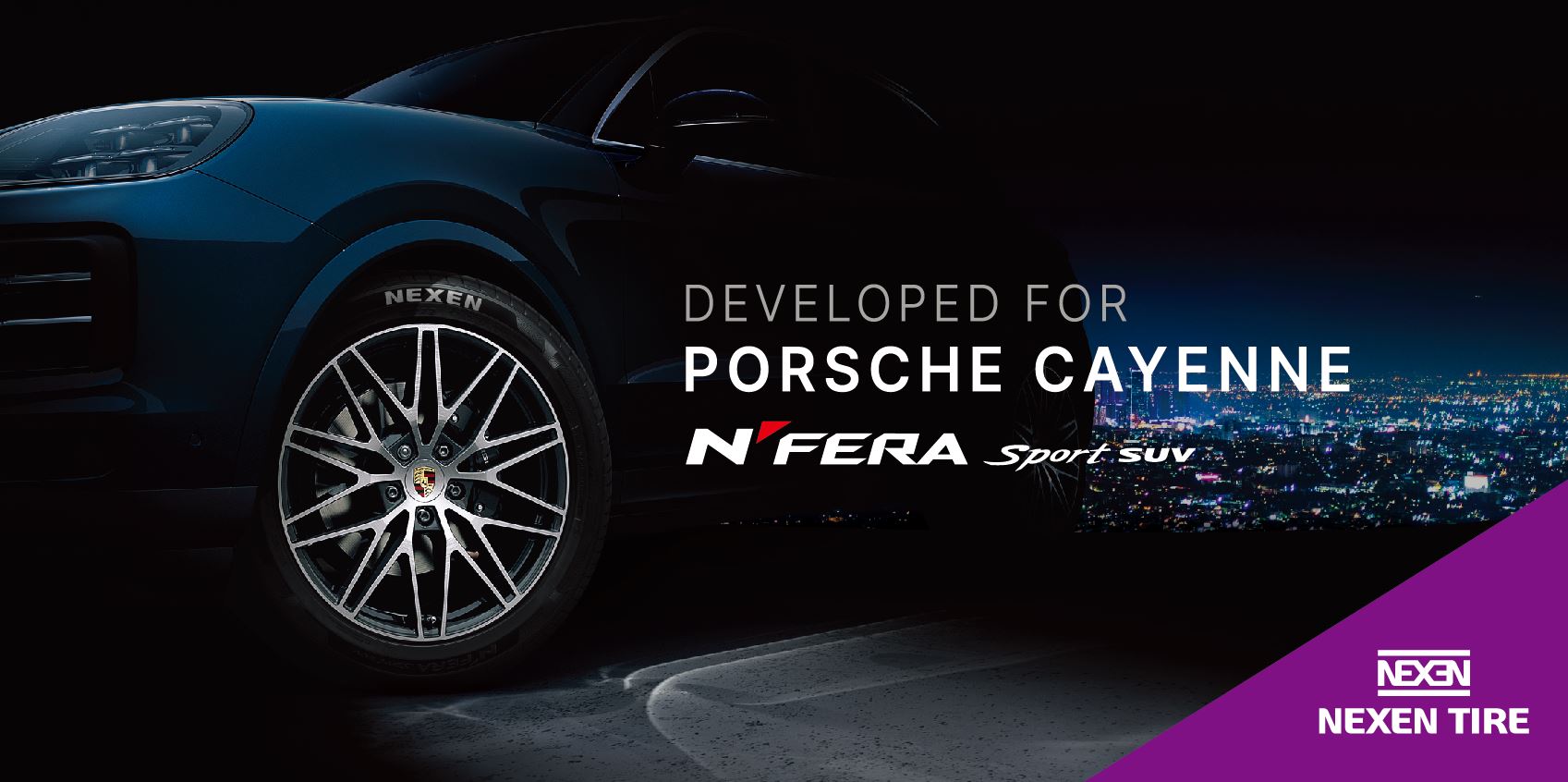 Nexen N’Fera Sport SUV an OE tyre for latest Porsche Cayenne