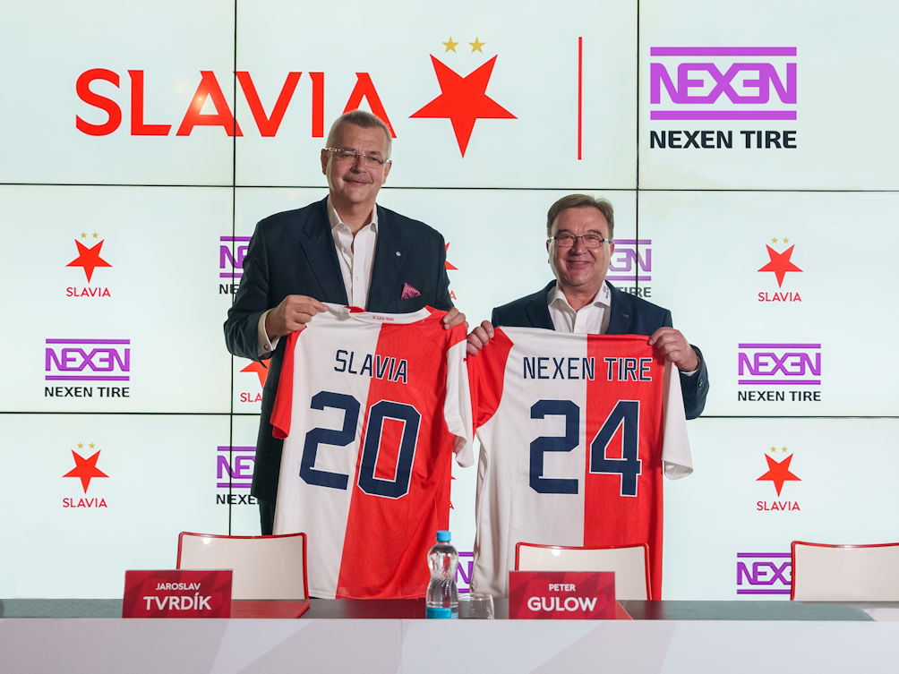 Nexen Tire extends SK Slavia Praha sponsorship