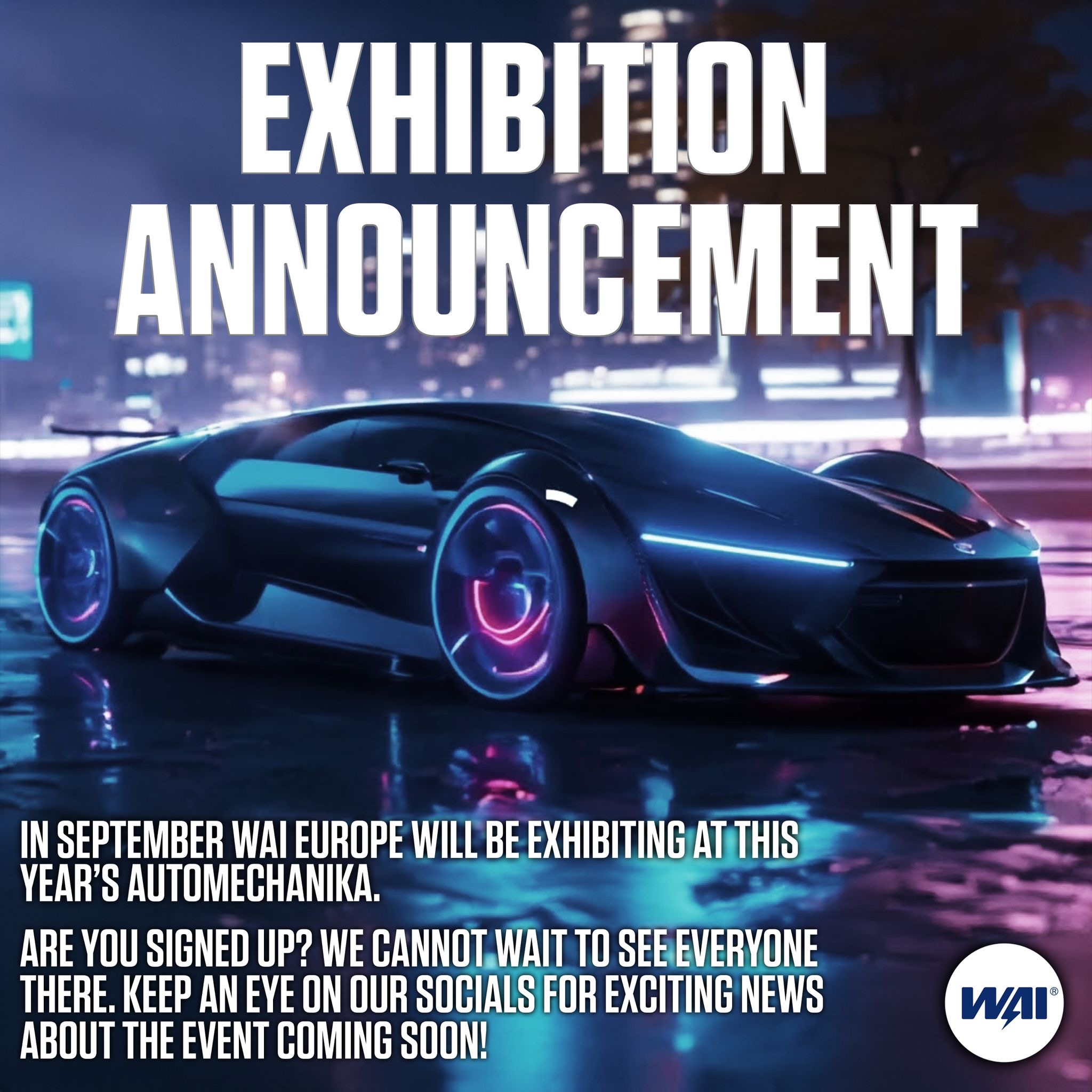 WAI Europe aims to lead the market at Automechanika Frankfurt 2024