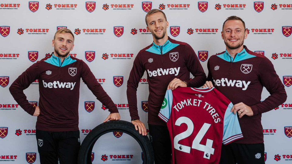 West Ham United renews multi-year partnership with Tomket Tyres