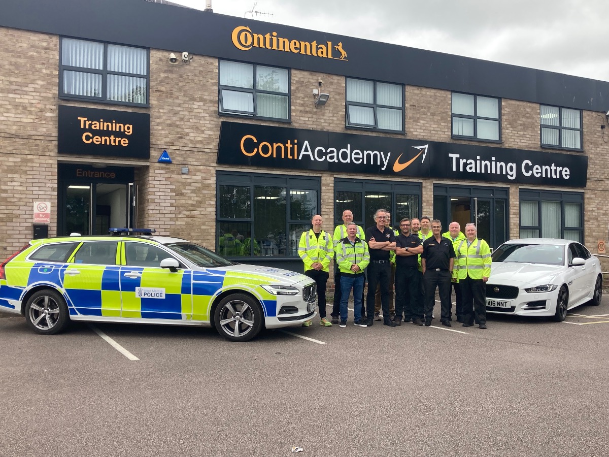 West Mercia Police completes tyre training at ContiAcademy