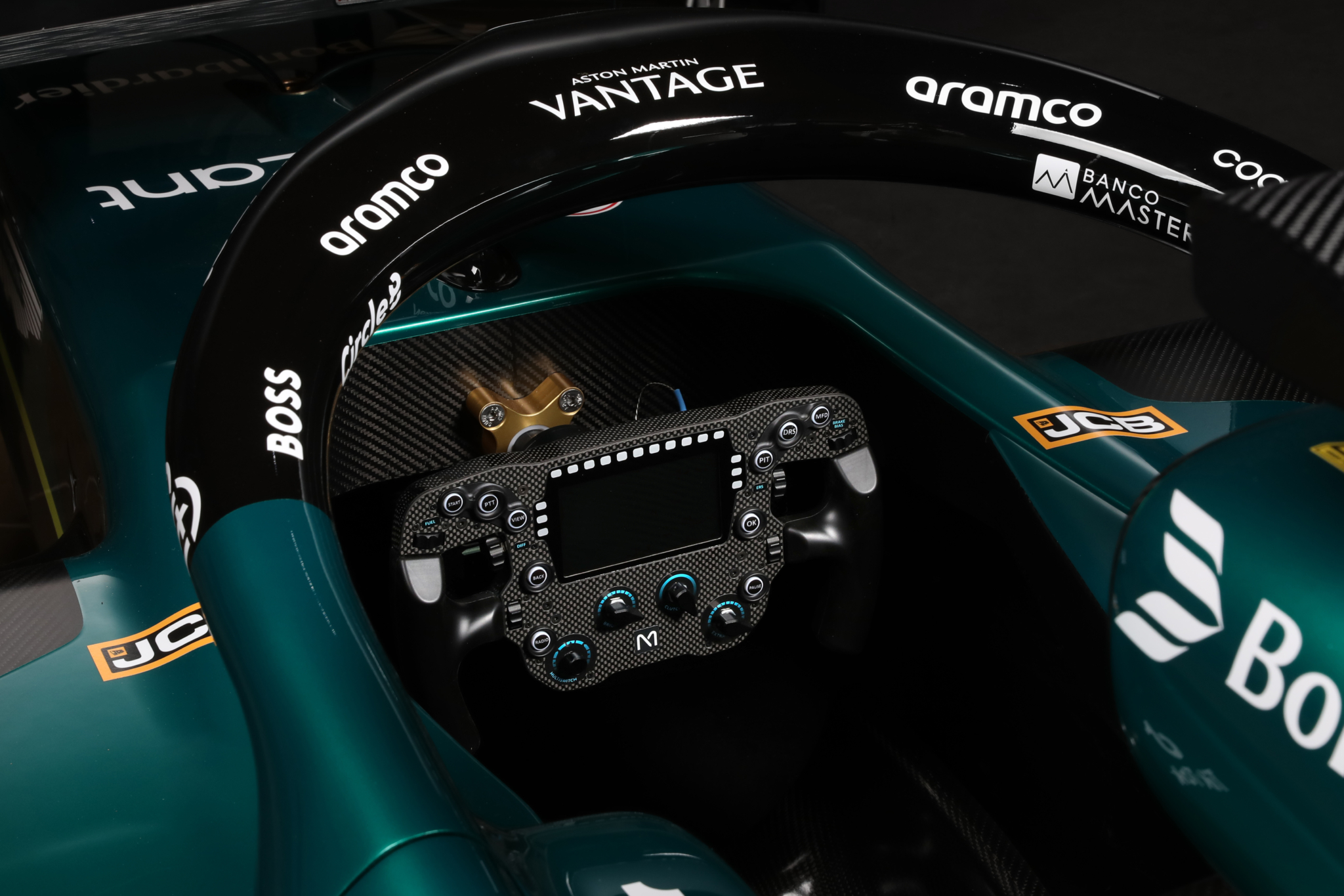 Aston Martin Aramco launches motion technology F1 racing simulator