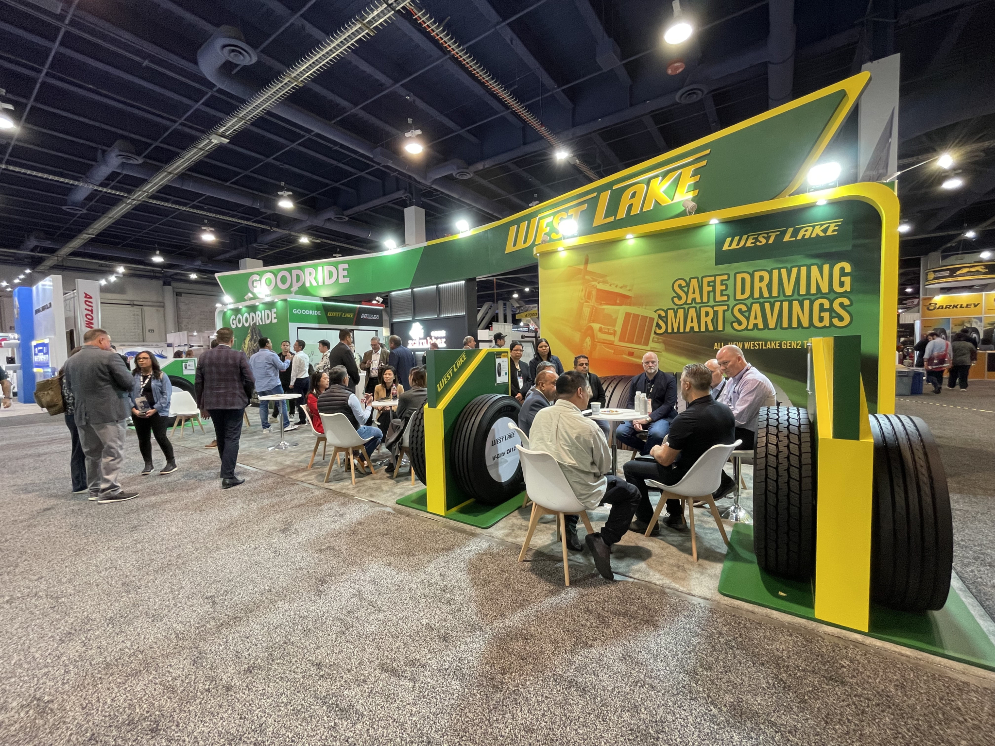 ZC Rubber launches new Westlake truck tyres and Arisun car tyres at SEMA