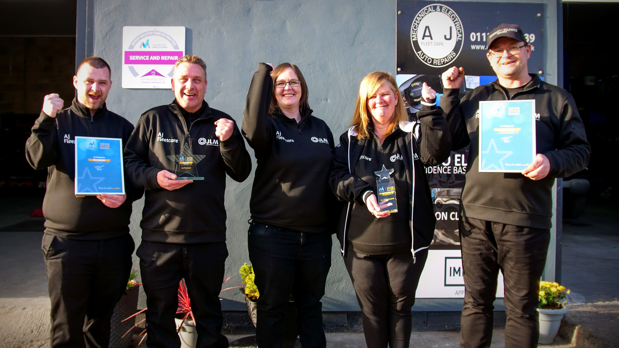 Independent garage AJ Fleetcare wins The Motor Ombudsman’s National Garage Star Award