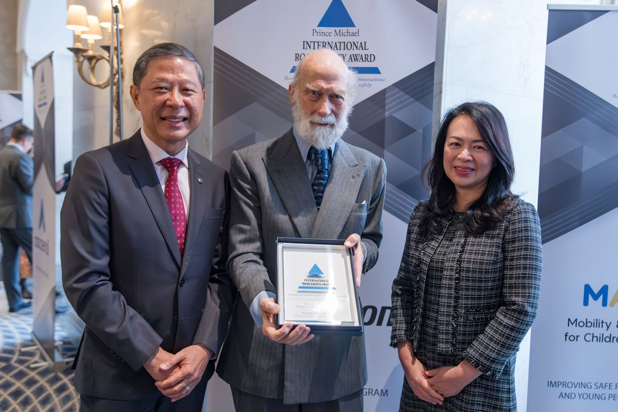 Bridgestone gains Prince Michael Award for road safety programme