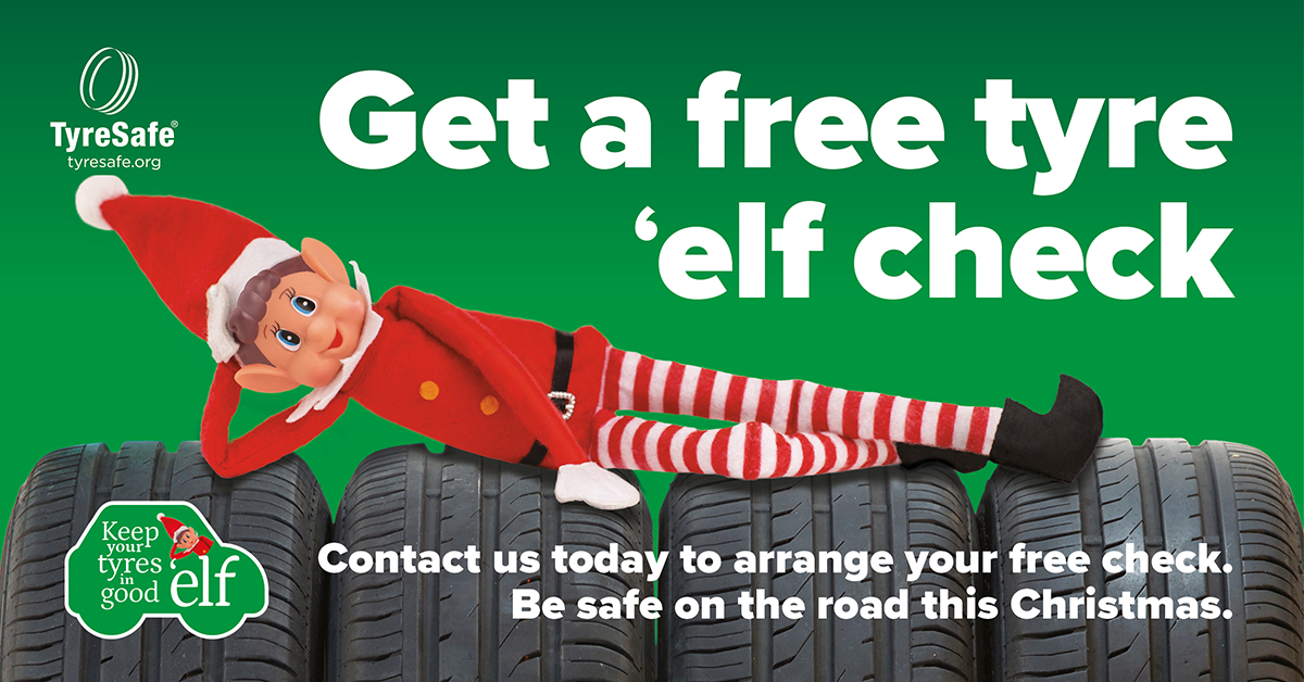 TyreSafe asks Christmas road users to ‘Keep Your Tyres in Good ‘Elf’