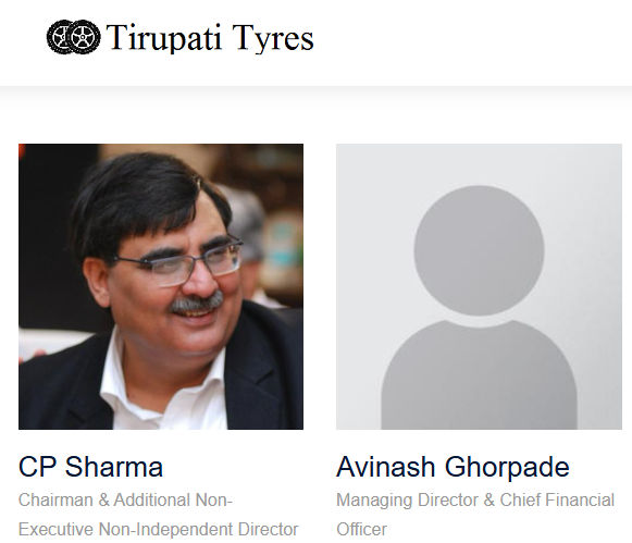 Tirupati Tyres CEO, Chairman resign – new CFO appointed