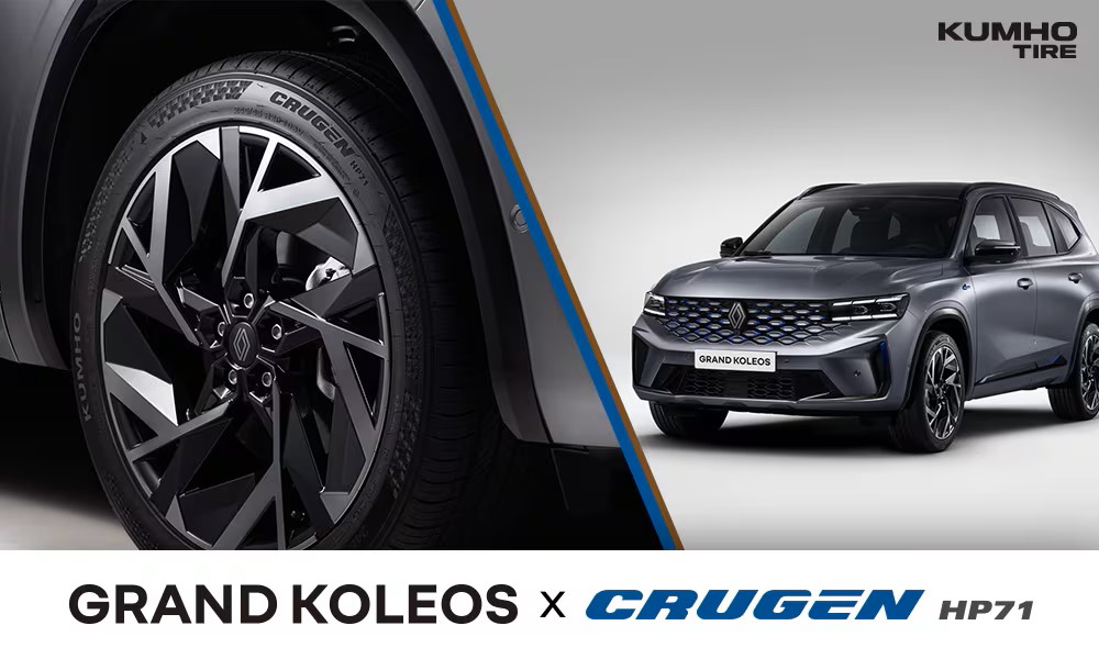 Kumho supplies OE tyres for Renault Grand Koleos in Korea